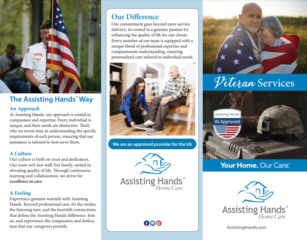 What VA home care services does Assisting Hands Home Care provide?