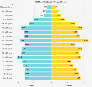 Hoffman Estates, IL Population