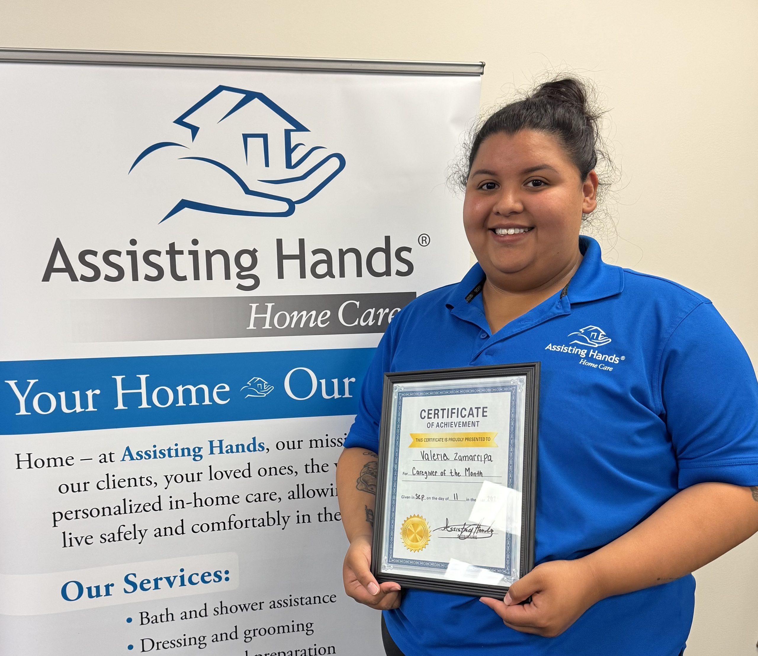 Val caregiver of the month