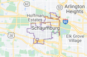 Map of Schaumburg IL